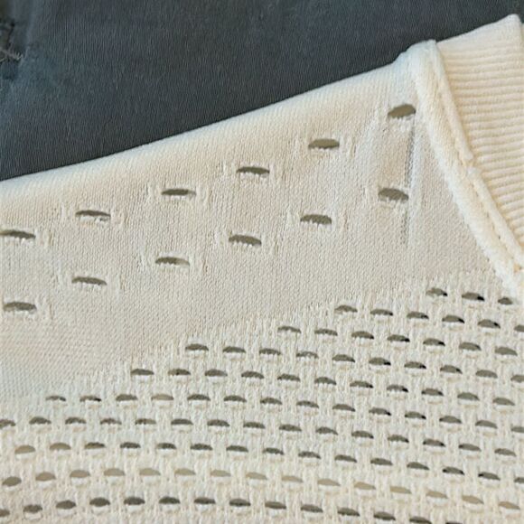 Varley Merrick Seamless Long Sleeve Tee Creamy White L/XL - Picture 9 of 9